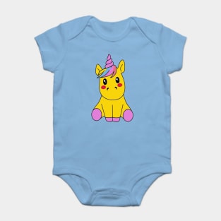 Golden Horse Baby Bodysuit